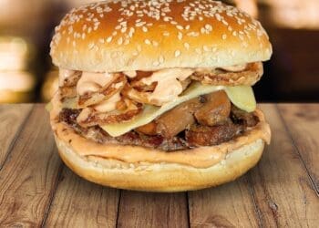 Meaty Mushroom Burger Recipe - TheRecipe.Website