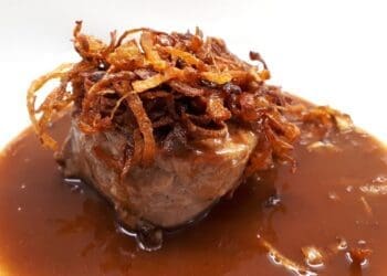 Pork Tenderloin with Crispy Onions Recipe - TheRecipe.Website