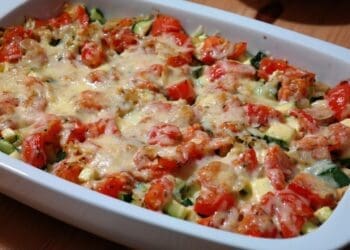 Vegetable and Cheese Bake Recipe - TheRecipe.Website