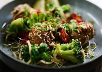 Meatballs and Broccoli Stir Fry Recipe - TheRecipe.Website