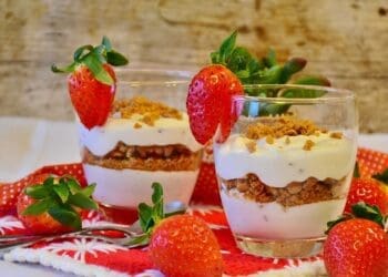 Strawberry and Biscuit Yogurt Recipe - TheRecipe.Website