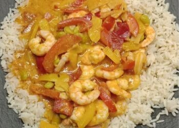 Paprika Prawns with Bell Peppers Recipe - TheRecipe.Website