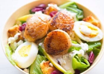Seared Scallop Salad Recipe - TheRecipe.Website