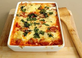 Cheesy Spanish Baked Eggs Recipe - TheRecipe.Website