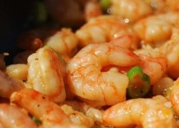 Pan Fried Garlic Shrimp Recipe - TheRecipe.Website