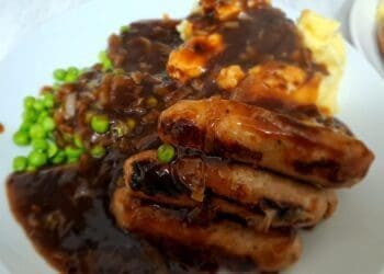 Sausage, Mash and Onion Gravy Recipe - TheRecipe.Website