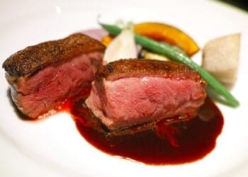Pan Fried Duck with Red Wine Jus Recipe - TheRecipe.Website
