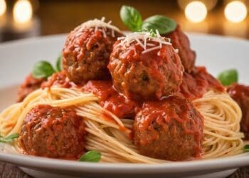 Beef Meatballs with Spaghetti Recipe - TheRecipe.Website
