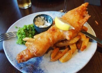 Fish and Chips with Mushy Peas Recipe - TheRecipe.Website