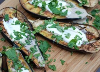 Roasted Zucchini with a Tahini Sauce Recipe - TheRecipe.Website