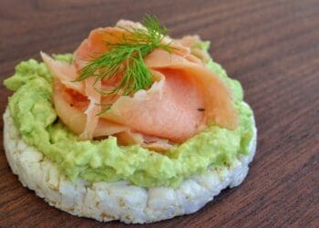 Salmon and Avocado Rice Cakes Recipe - TheRecipe.Website