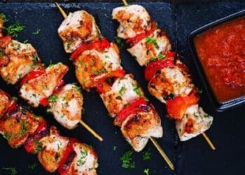 Char Sui Chicken Skewers Recipe - TheRecipe.Website