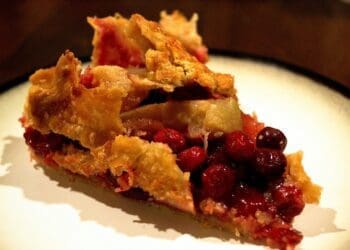 Rhubarb and Cranberry Pie Recipe - TheRecipe.Website