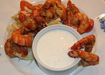 Tiger Prawns with Lemon Aioli Recipe - TheRecipe.Website