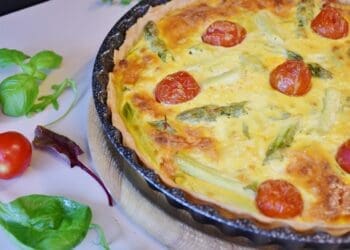 Asparagus Quiche Recipe - TheRecipe.Website