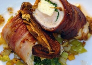 Bacon Wrapped Chicken and Cheese Recipe - TheRecipe.Website