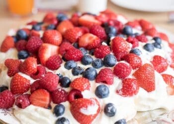 Fruit Topped Meringue Recipe - TheRecipe.Website