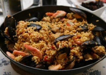 Traditional Seafood Paella Recipe - TheRecipe.Website
