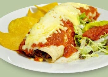 Beef Burrito with Guacamole Recipe - TheRecipe.Website