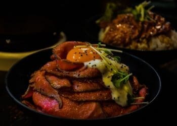 Beef and Egg over Rice Recipe - TheRecipe.Website