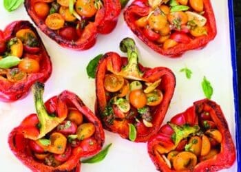 Grilled Mediterranean Peppers Recipe - TheRecipe.Website