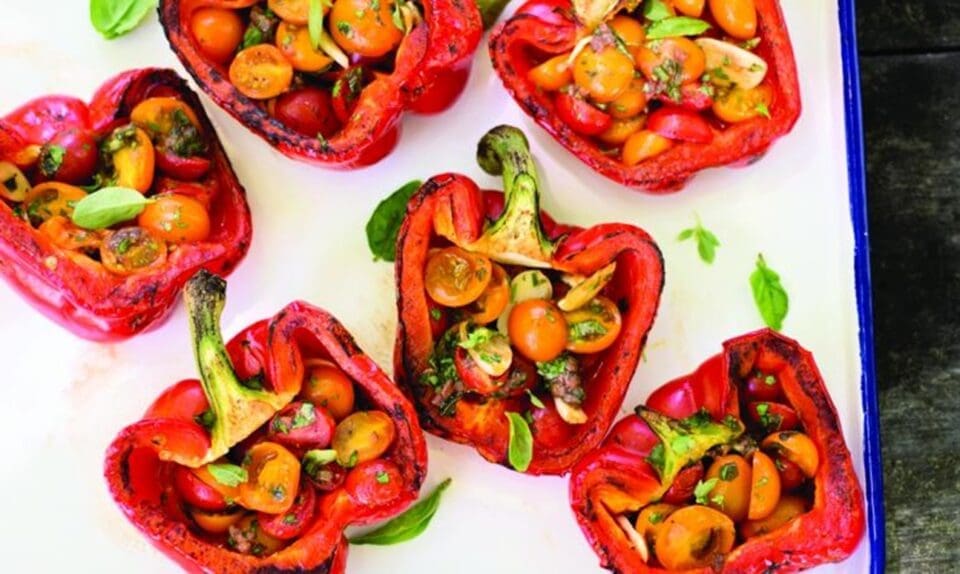 Grilled Mediterranean Peppers Recipe - TheRecipe.Website