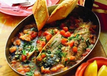 Mackerel with Tomatoes Recipe - TheRecipe.Website