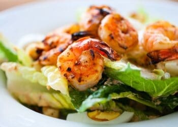 Warm Grilled Shrimp Salad Recipe - TheRecipe.Website