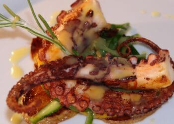 Tender Octopus with Cucumber Salad Recipe - TheRecipe.Website