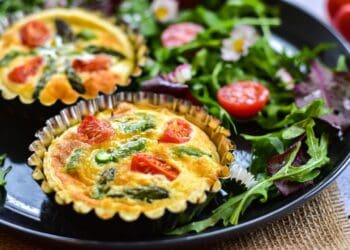 Individual Asparagus Quiche Recipe - TheRecipe.Website