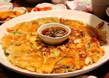 Korean Kimchi Pancake Recipe - TheRecipe.Website