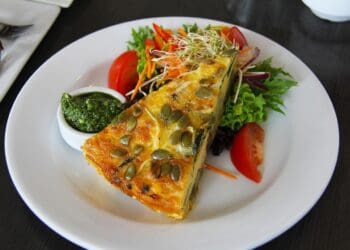 Vegetarian Quiche with Basil Pesto Recipe - TheRecipe.Website