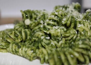 Light Pesto Pasta Recipe - TheRecipe.Website