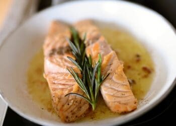 Salmon with a Butter Sauce Recipe - TheRecipe.Website