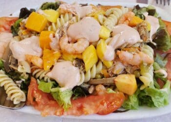 Seafood and Mango Salad Recipe - TheRecipe.Website