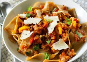 Vegetable Ragu and Pasta Recipe - TheRecipe.Website