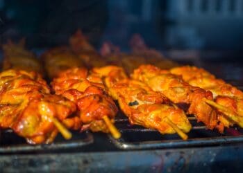 Barbecued Chicken Kebabs Recipe - TheRecipe.Website