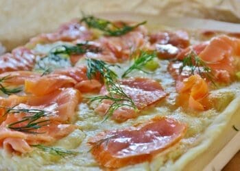 Smoked Salmon Tarte Flambee Recipe - TheRecipe.Website
