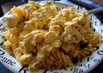 Chicken and Bacon Pasta Recipe - TheRecipe.Website