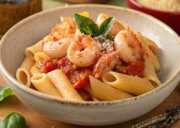 Shrimp Penne Recipe - TheRecipe.Website
