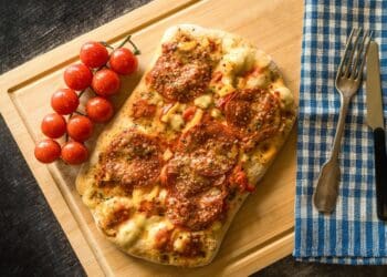 Salami Pizza Recipe - TheRecipe.Website