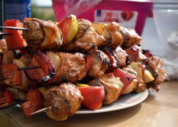 Marinated Chicken Shashlik Recipe - TheRecipe.Website