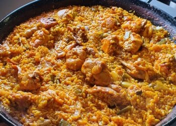 Classic Chicken Paella Recipe - TheRecipe.Website
