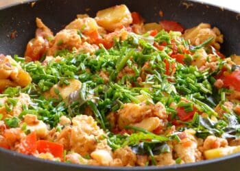 Scrambled Breakfast Hash Recipe - TheRecipe.Website
