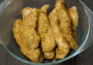 Breaded Chicken Goujons Recipe - TheRecipe.Website
